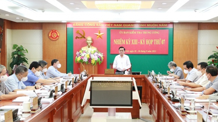 Ủy ban Kiểm tra Trung ương quyết định kỷ luật một số lãnh đạo